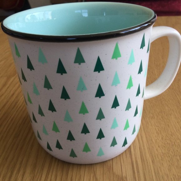 David's Tea Mug Mint Green Trees The Rustic Mug - Picture 5 of 5